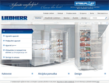 Tablet Screenshot of hladilniki-liebherr.si